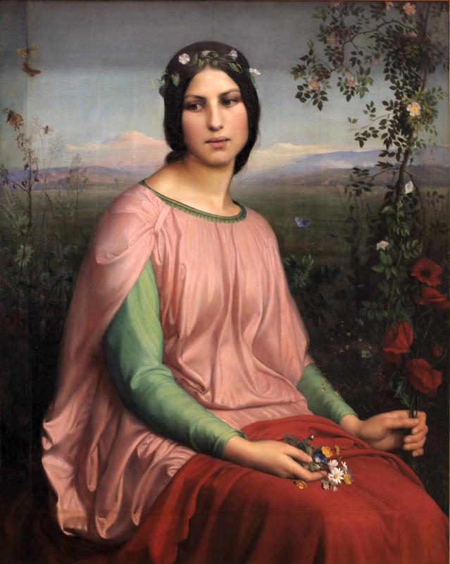 Louis Janmot Flower of the Fields Germany oil painting art